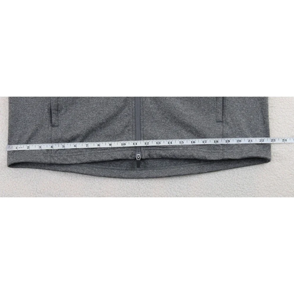 LEVELWEAR Men's Heather Gray Full Zip Vest Performance Logo Size L‎